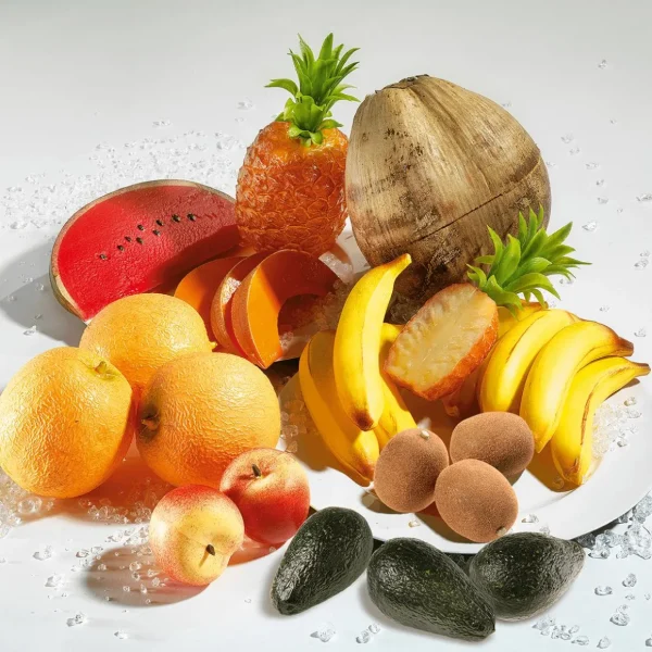 Obst & Früchte^DecoWoerner Honigmelone Lebensmittel-Attrappen orange