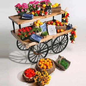 Obst & Früchte^DecoWoerner Honigmelone Lebensmittel-Attrappen orange