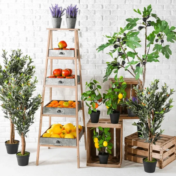 Obst & Früchte^DecoWoerner Honigmelone Lebensmittel-Attrappen orange
