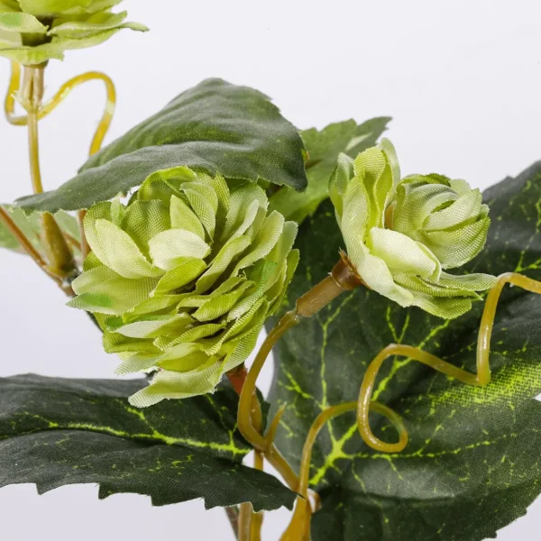 Themen-Deko | Herbstdeko^DecoWoerner Hopfen-Kunstzweige, Pack à 3 Stück grün