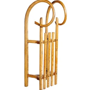 Naturdeko | Winterdeko^DecoWoerner Hornschlitten Original, 100 Cm Lang braun