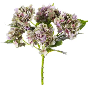Kunstblumen^DecoWoerner Hortensien-Kunstblumenstrauß Lila, 60 Cm violett