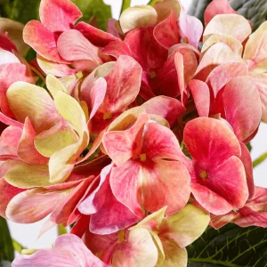 Kunstblumen^DecoWoerner Hortensien-Kunstblumenstrauß , 60 Cm rosa