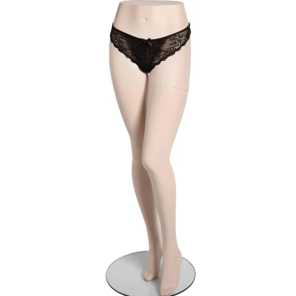 Schaufensterpuppen^DecoWoerner Hosen- Und Shorts-Präsenter Damen, 120 Cm Hoch Beige