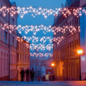 Weihnachtsbeleuchtung^DecoWoerner Icicle-Light Lichterkette 300 X 50 Cm IP44 Weiß