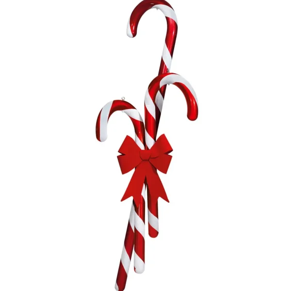 Weihnachtsfiguren^DecoWoerner Jumbo Candy Cane, Zuckerstange, 60 Cm rot