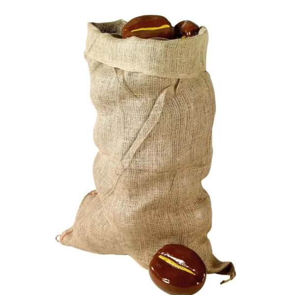 Herbstdeko^DecoWoerner Jutesack 80 Cm Hoch, 5 Stück braun