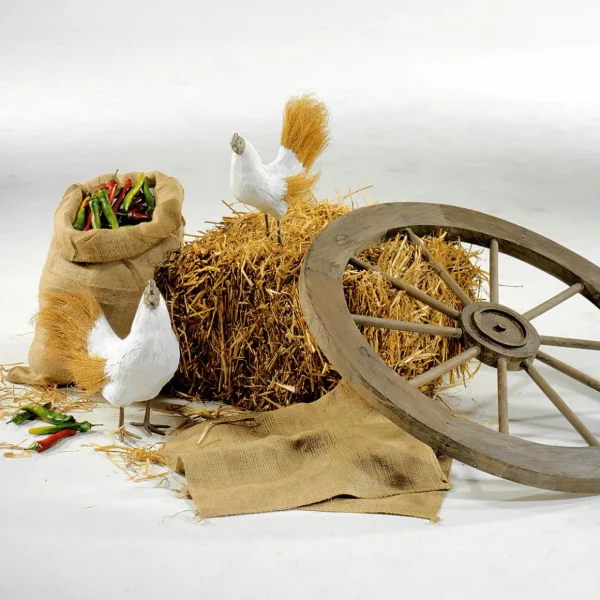 Herbstdeko^DecoWoerner Jutesack 80 Cm Hoch, 5 Stück braun