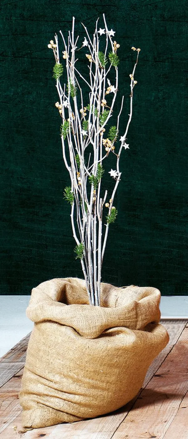 Herbstdeko^DecoWoerner Jutesack 80 Cm Hoch, 5 Stück braun