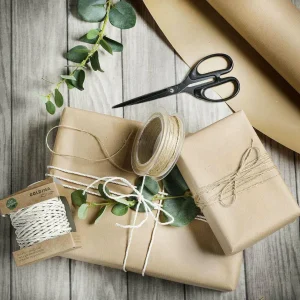 Geschenkband^DecoWoerner Juteschnur, 50 M, Natur braun