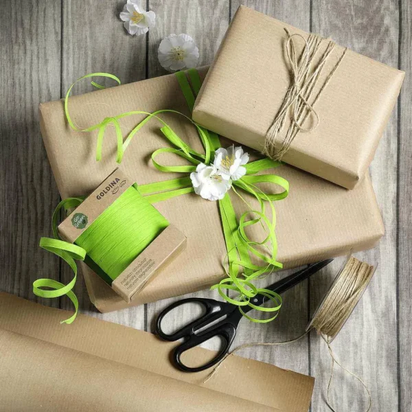 Geschenkband^DecoWoerner Juteschnur, 50 M, Natur braun