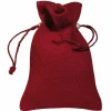Geschenksäckchen^DecoWoerner Jutesäckchen, 18 Cm, 10 Stück rot