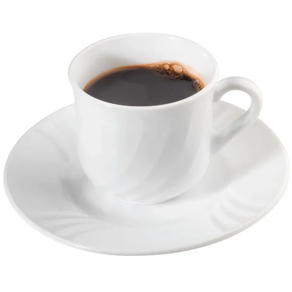 Getränke^DecoWoerner Kaffee Lebensmittel-Attrappe 7,50 Cm weiß