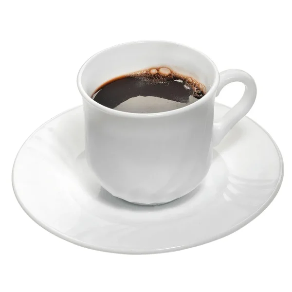 Getränke^DecoWoerner Kaffee Lebensmittel-Attrappe 7,50 Cm weiß
