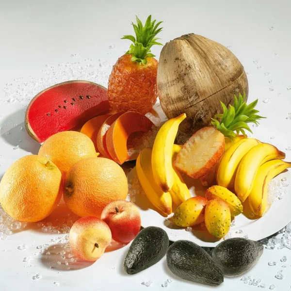 Obst & Früchte^DecoWoerner Kaktusfeigen Lebensmittel-Attrappe gelb