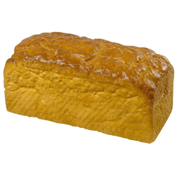 Brot & Kuchen^DecoWoerner Kastenbrot Lebensmittel-Attrappe 21 Cm braun