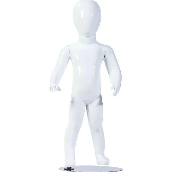 Schaufensterpuppen^DecoWoerner Kinder Schaufensterfigur 2 Jahre weiß