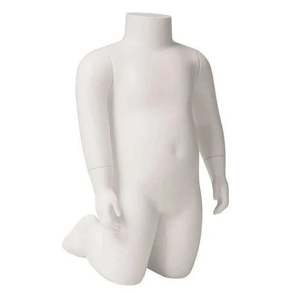 Schaufensterpuppen^DecoWoerner Kinder Schaufensterfigur Headless, , 2 Jahre weiß
