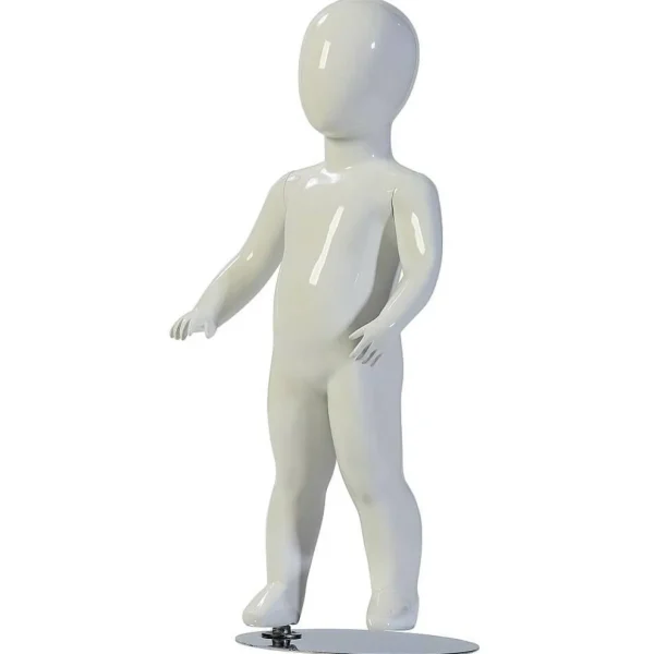 Schaufensterpuppen^DecoWoerner Kinder Schaufensterfigur 2 Jahre weiß