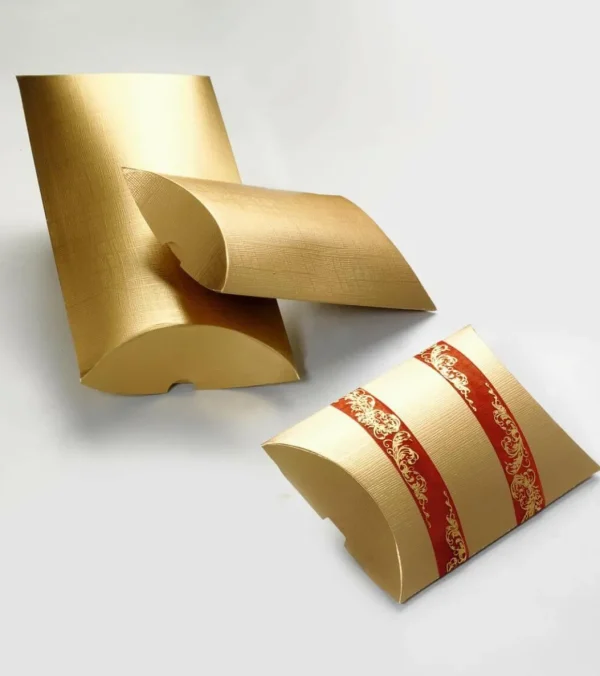 Geschenkboxen^DecoWoerner Kissenschachtel 17 Cm Lang, 10 Stück, gold