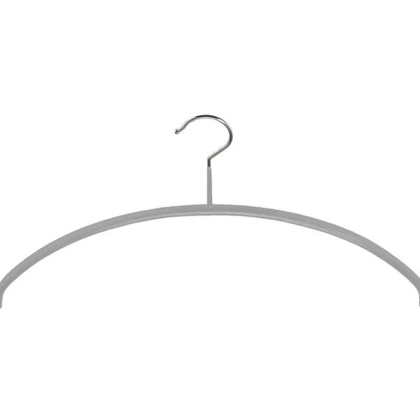 Kleiderbügel^DecoWoerner Kleiderbügel Anti-Rutsch 36 Cm, , 1 Pack à 10 Stück silber