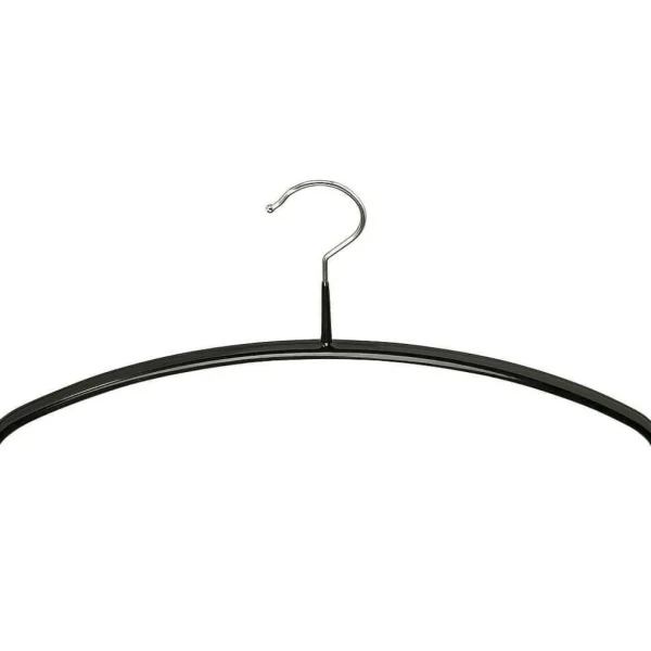Kleiderbügel^DecoWoerner Kleiderbügel Anti-Rutsch 40 Cm, , 1 Karton A´100 Stück schwarz