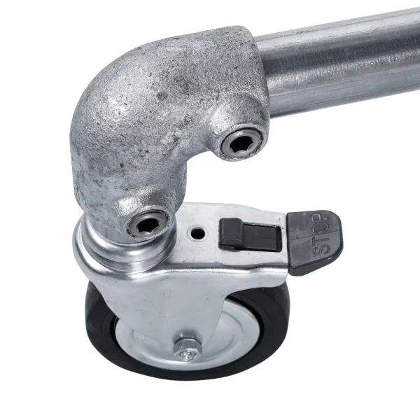 Kleiderständer^DecoWoerner Kleiderständer FACTORY Mit Abstufung 150 Cm silber
