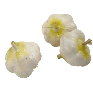Gemüse & Kräuter^DecoWoerner Knoblauch Lebensmittel-Attrappe weiß