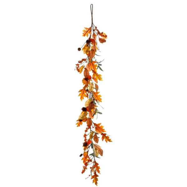 Herbstdeko | Girlanden & Ranken^DecoWoerner Künstliche Beeren-Herbst-Ranke 15 X 145 Cm orange