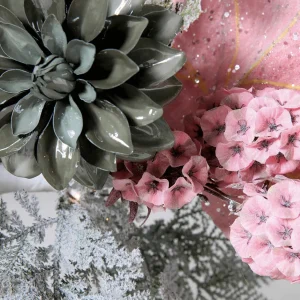Herbstdeko | Kunstblumen^DecoWoerner Künstliche Dahlie 56 Cm grün