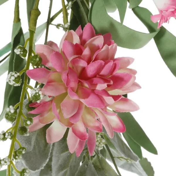 Sommerdeko | Girlanden & Ranken^DecoWoerner Künstliche Dahlien-Girlande Kunstranke 158 Cm rosa