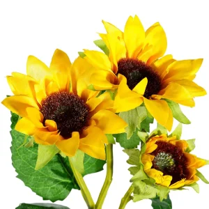 Herbstdeko | Kunstblumen^DecoWoerner Künstliche Deko Sonnenblume 37 Cm gelb