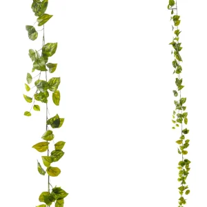 Girlanden & Ranken^DecoWoerner Künstliche Efeu-Pothos-Girlande 170 Cm grün