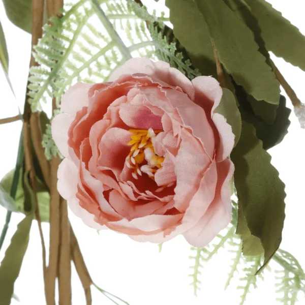 Frühlingsdeko | Girlanden & Ranken^DecoWoerner Künstliche Eukalyptus-Rosen-Girlande 183 Cm rosa