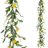 Sommerdeko | Frühlingsdeko^DecoWoerner Künstliche Feldblumen-Girlande Kunstranke 158 Cm gelb