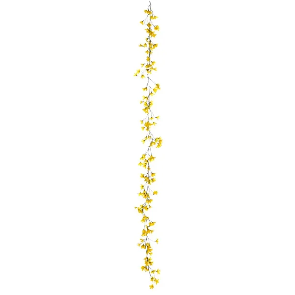 Girlanden & Ranken^DecoWoerner Künstliche Forsythien Girlande 180 Cm gelb
