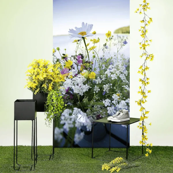 Girlanden & Ranken^DecoWoerner Künstliche Forsythien Girlande 180 Cm gelb