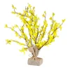 Osterdeko | Frühlingsdeko^DecoWoerner Künstliche Forsythien Zweige In Jute Gebunden 56 Cm gelb