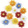 Streudeko | Frühlingsdeko^DecoWoerner Künstliche Gerbera Streublütenmix 60 Stück mehrfarbig
