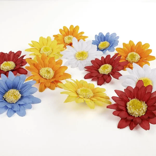 Streudeko | Frühlingsdeko^DecoWoerner Künstliche Gerbera Streublütenmix 60 Stück mehrfarbig