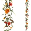 Sommerdeko | Frühlingsdeko^DecoWoerner Künstliche Gerbera-Girlande Kunstranke -rot, 183 Cm orange