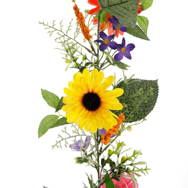 Sommerdeko | Girlanden & Ranken^DecoWoerner Künstliche Gerbera-Ranke, 180 Cm mehrfarbig