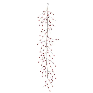 Winterdeko | Girlanden & Ranken^DecoWoerner Künstliche Hagebutte-Ranke 150x15 Cm rot