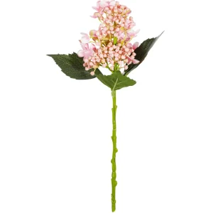Kunstblumen^DecoWoerner Künstliche Hortensien-Blumen , 39 Cm, 2 Stück rosa