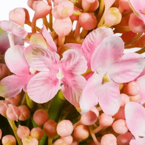 Kunstblumen^DecoWoerner Künstliche Hortensien-Blumen , 39 Cm, 2 Stück rosa