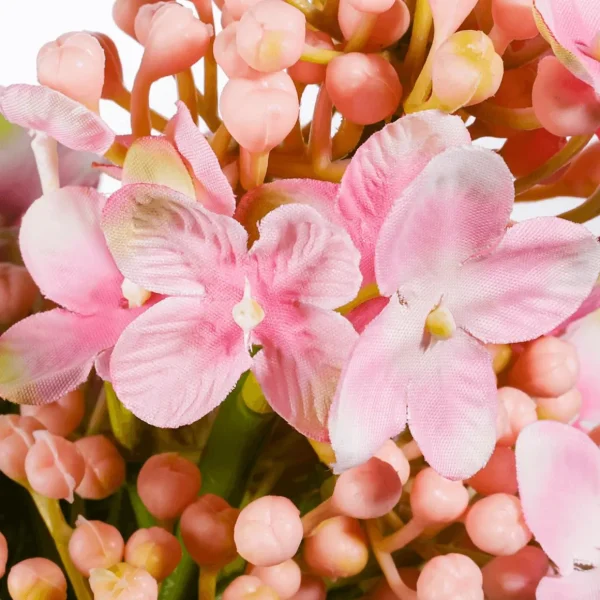 Kunstblumen^DecoWoerner Künstliche Hortensien-Blumen , 39 Cm, 2 Stück rosa