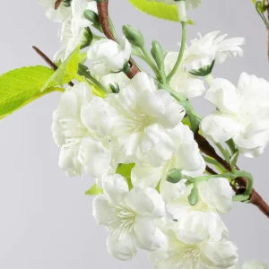 Frühlingsdeko | Girlanden & Ranken^DecoWoerner Künstliche Kirschblüten-Girlande 110 Cm weiß
