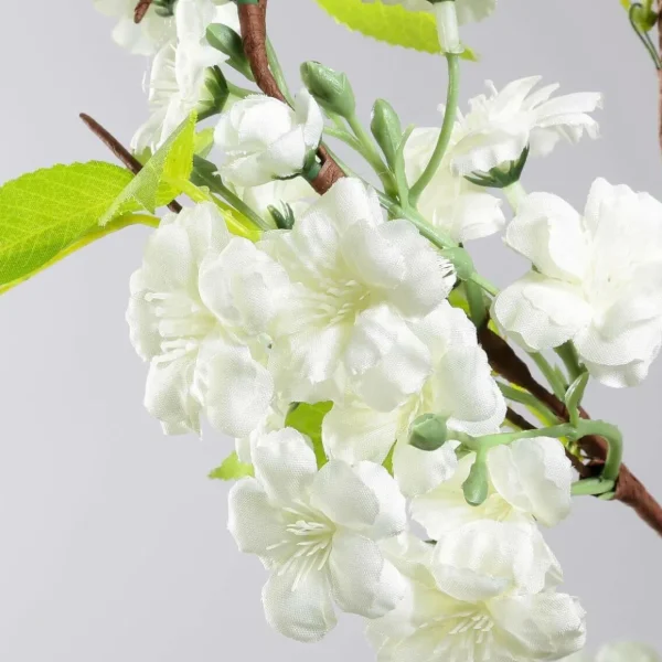 Frühlingsdeko | Girlanden & Ranken^DecoWoerner Künstliche Kirschblüten-Girlande 110 Cm weiß