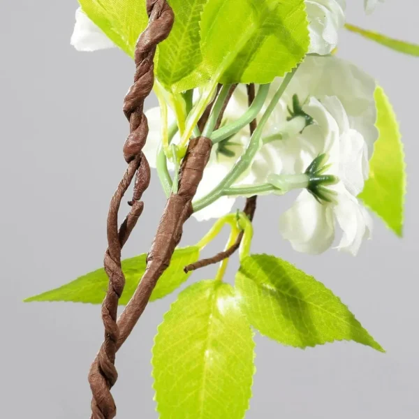 Frühlingsdeko | Girlanden & Ranken^DecoWoerner Künstliche Kirschblüten-Girlande 110 Cm weiß