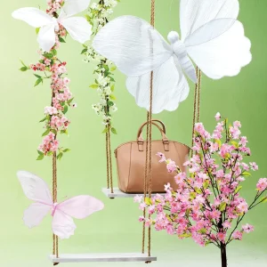 Frühlingsdeko | Girlanden & Ranken^DecoWoerner Künstliche Kirschblüten-Girlande 110 Cm weiß